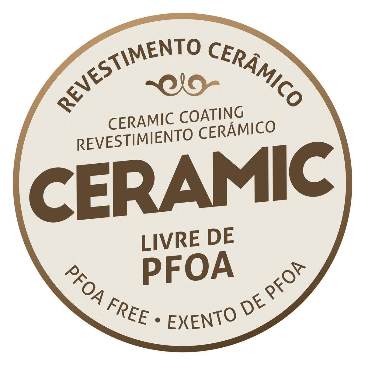 Panela de Pressão Tramontina Torino 4,5 Litros 20 cm Vermelho em Alumínio com Revestimento Cerâmico Fundo de Indução