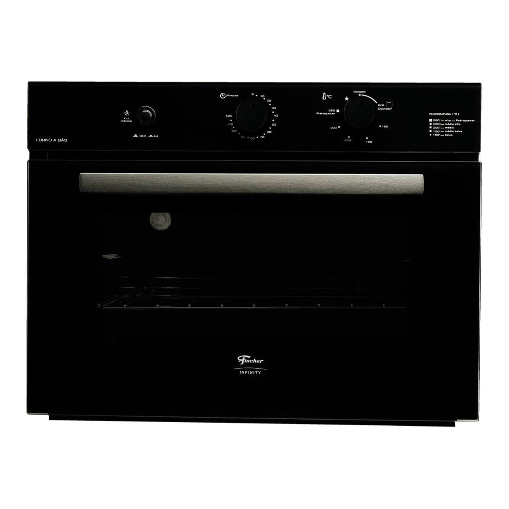 Forno a Gás de Embutir Fischer Infinity 50 litros com Grill 220V