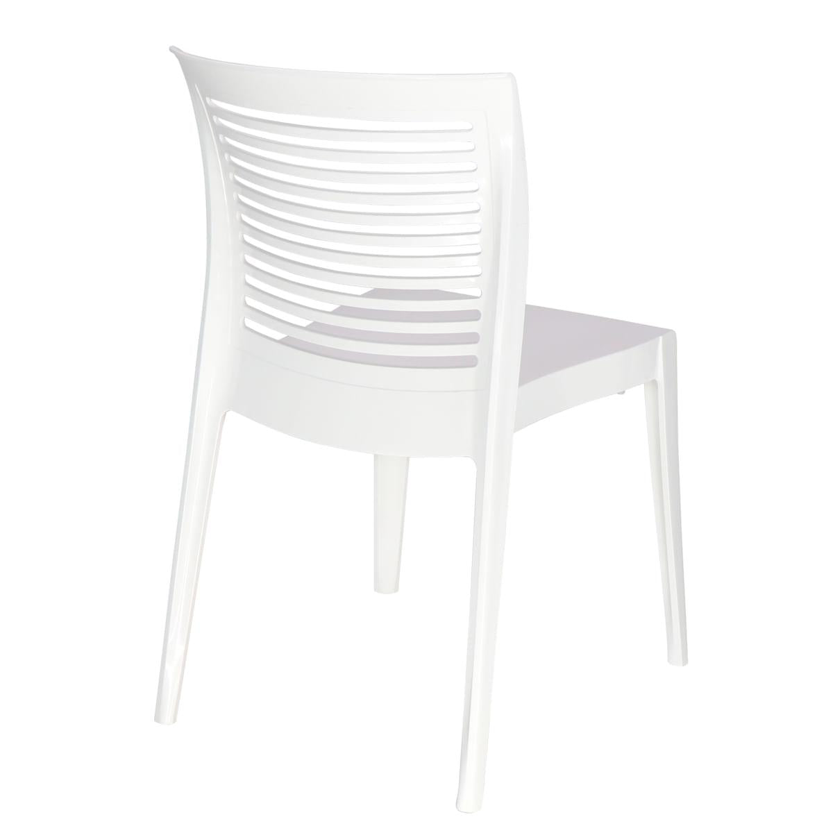 Cadeira Tramontina Victória Encosto Horizontal em Polipropileno Branco