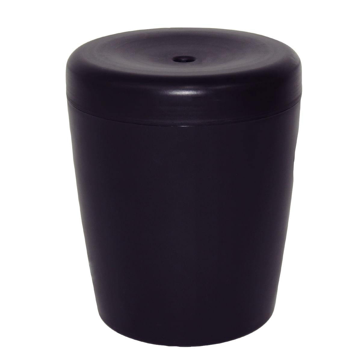 Puff Multiuso Tramontina em Polipropileno Preto 35 cm
