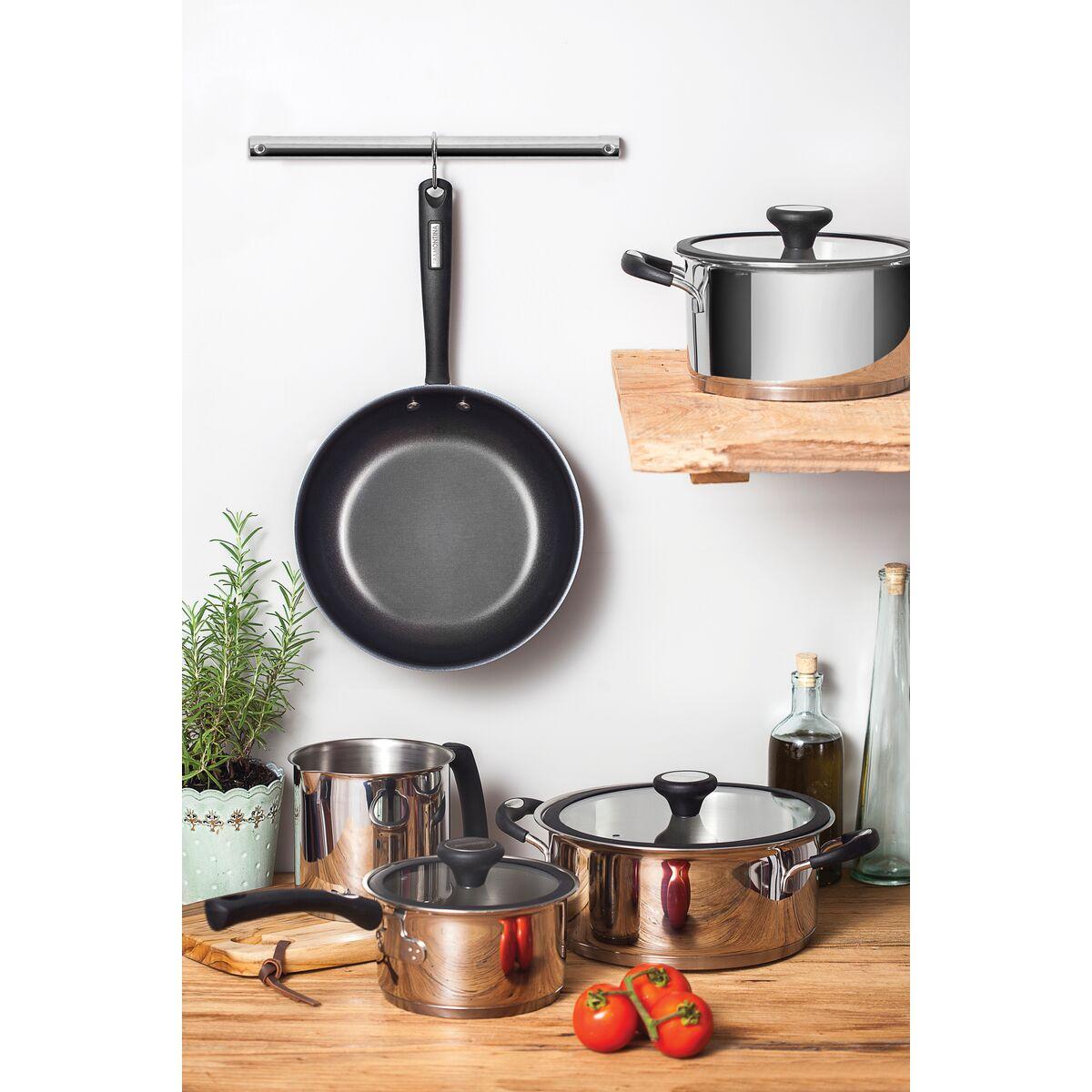 Jogo de Panelas Tramontina Solar Silicone em Aço Inox com Fundo Triplo 4 Peças