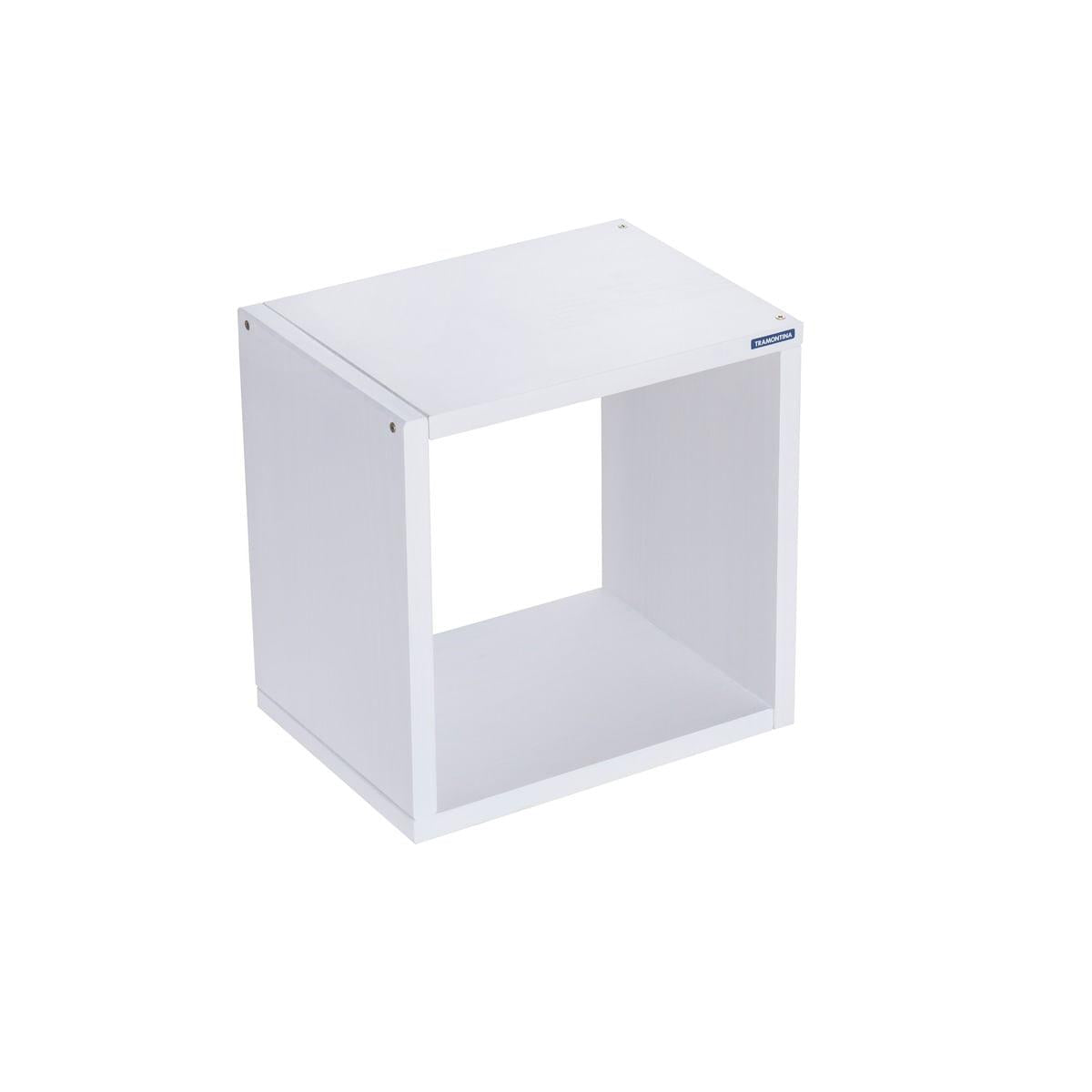 Cubo Tramontina 30 x 30 x 22 cm em Madeira Pinus Branco
