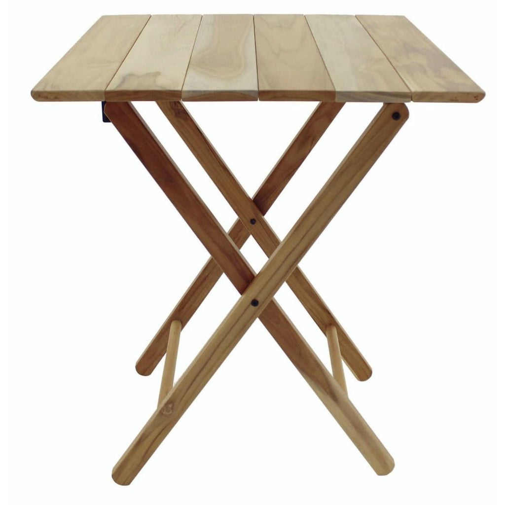 Mesa Dobrável Tramontina Beer 60cm em Madeira Teca