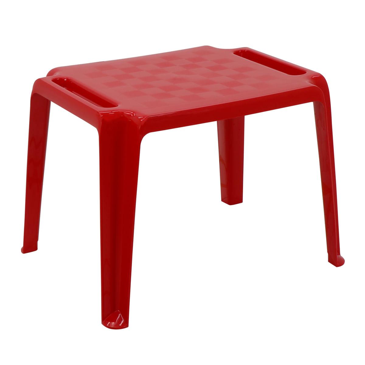 Mesa Infantil Tramontina Dona Chica em Polipropileno Vermelho