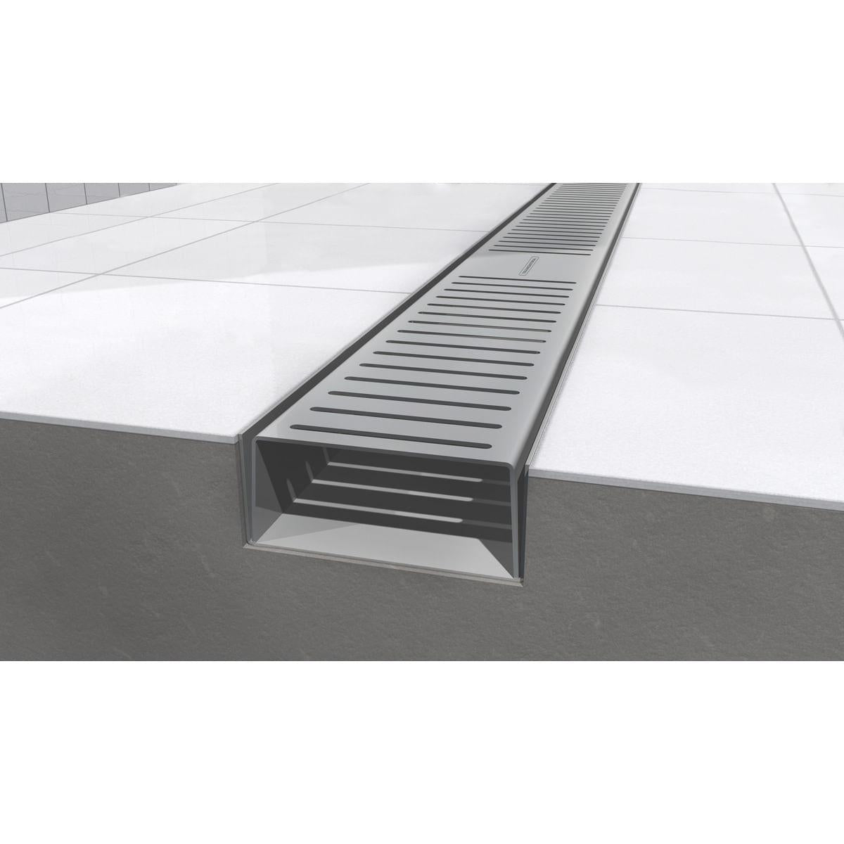 Ralo Slim Tramontina em Aço Inox 60 x 7 cm