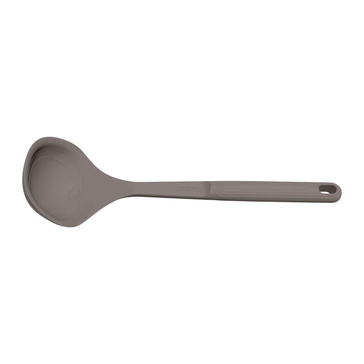 Jogo de Utensílios Tramontina Softta em Silicone Cinza 5 Peças