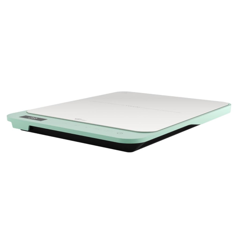 Cooktop de Indução Portátil Fischer 1 Boca Bivolt Touch Screen Verde Pistache