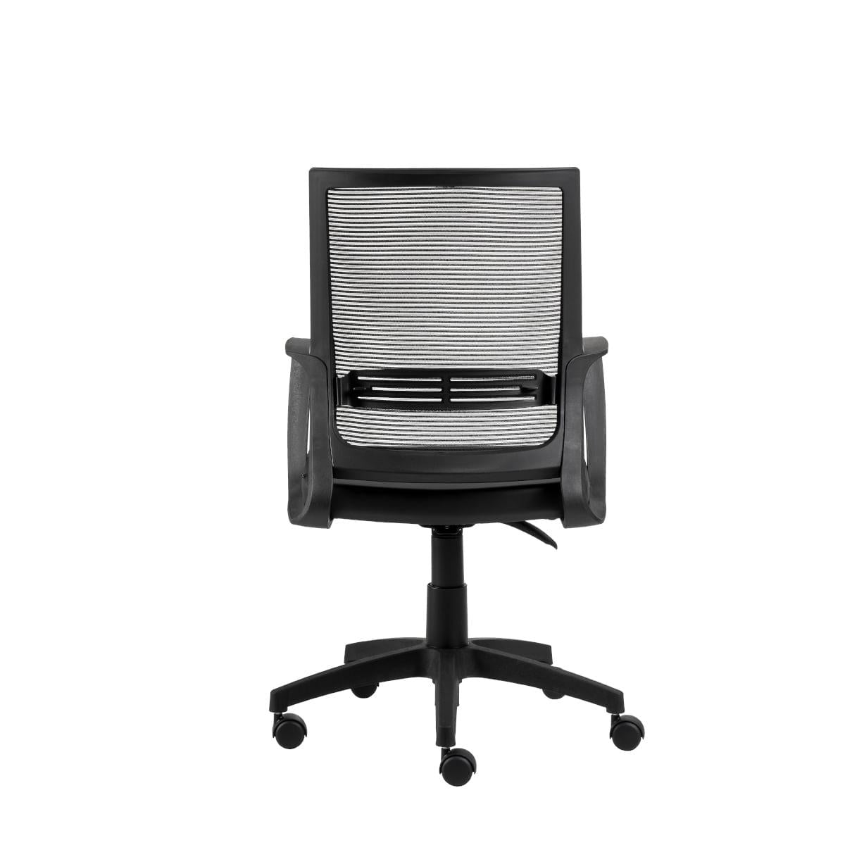 Cadeira de Escritório Giratória Stay Encosto em Tela Universal Base Nylon Preta Roal