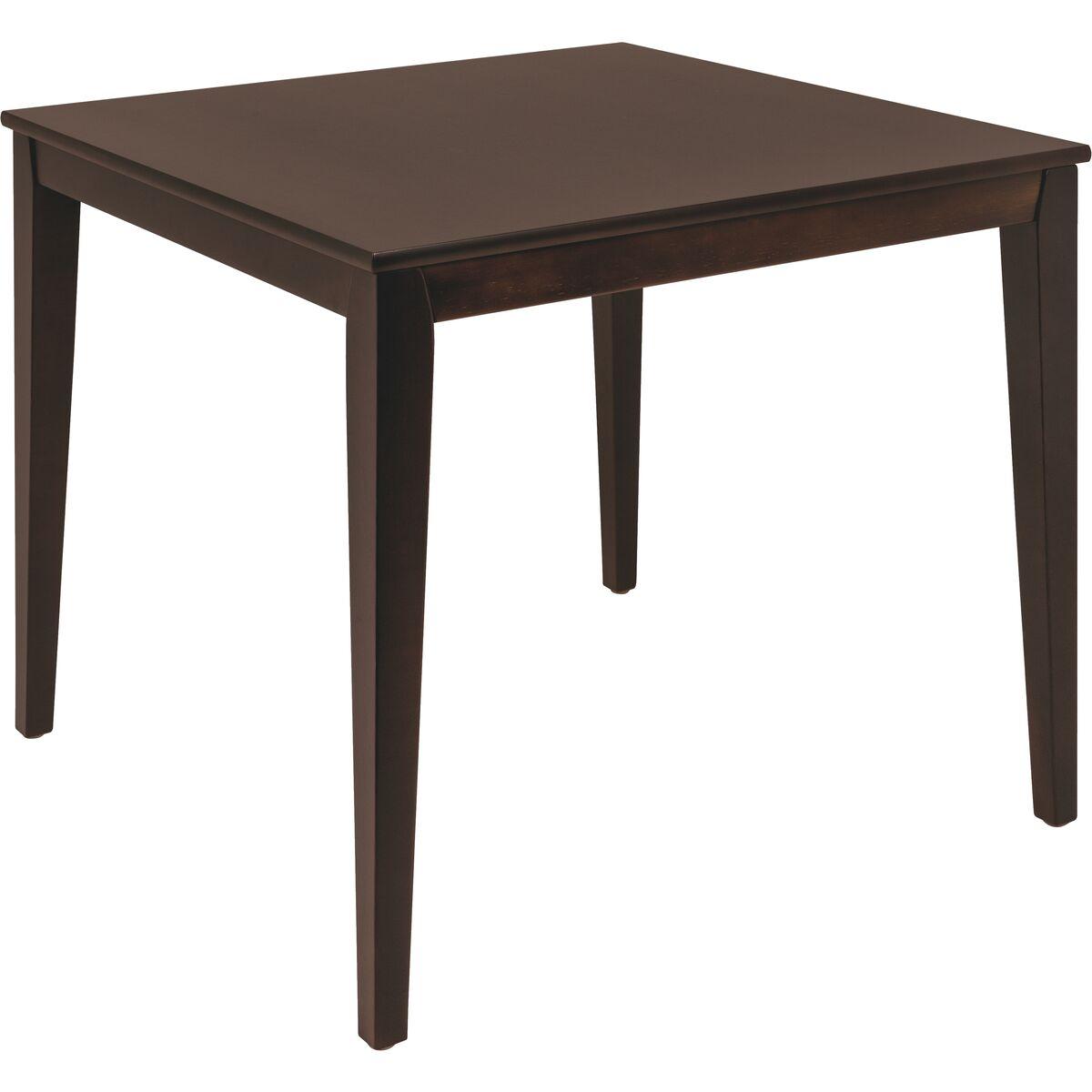 Mesa de Madeira Tramontina London Quadrada em Tauarí Tabaco 4 Lugares 80 cm