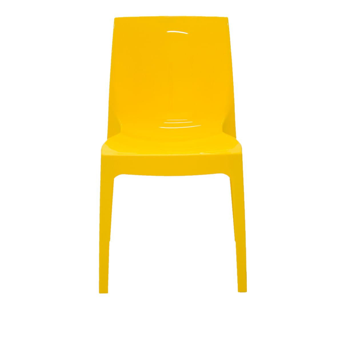 Cadeira Tramontina Alice Polida em Polipropileno Amarelo