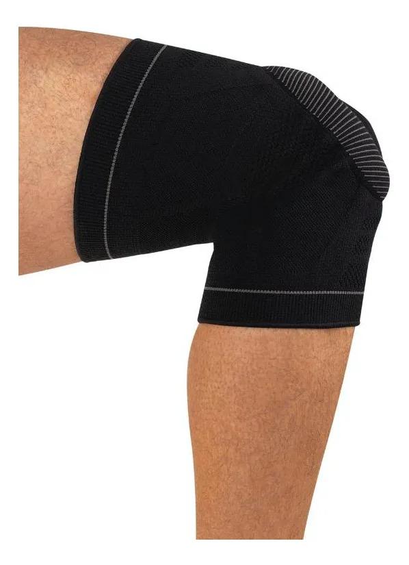 Joelheira Training Com Silicone Patelar N1 Sport Tamanho M Preto