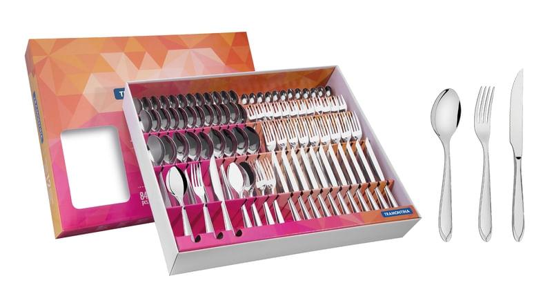Faqueiro Aço Inox 84 Peças LAGUNA Tramontina 66906520