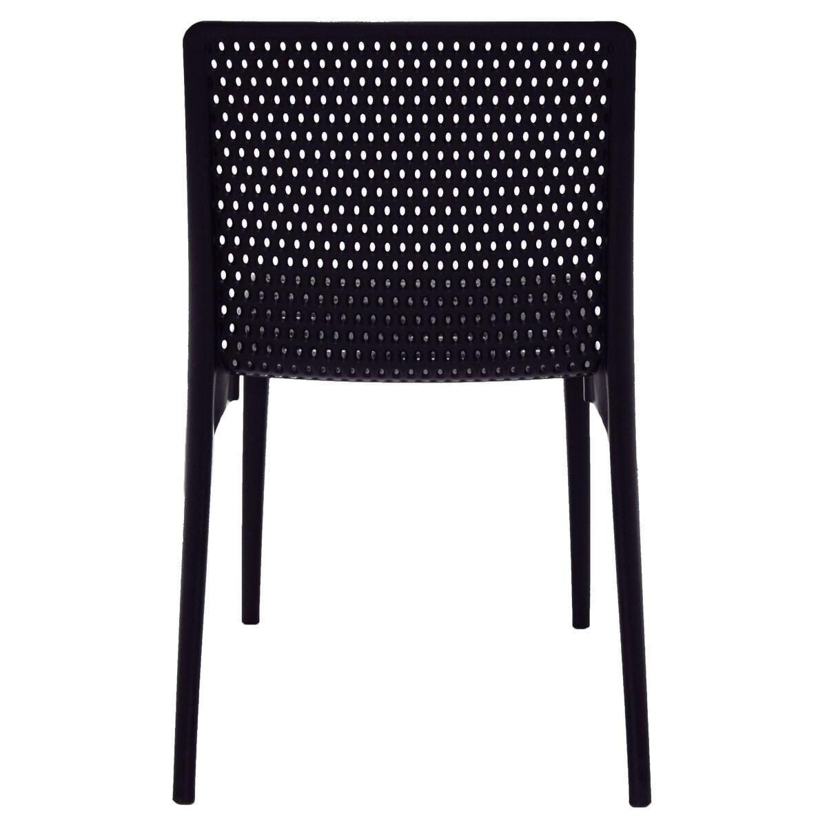 Cadeira Tramontina Isabelle Eco em Polipropileno Oceano +Clean Preto