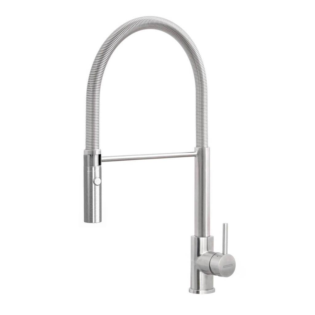 Misturador Monocomando Tramontina Versatile em Aço Inox com Bica Móvel