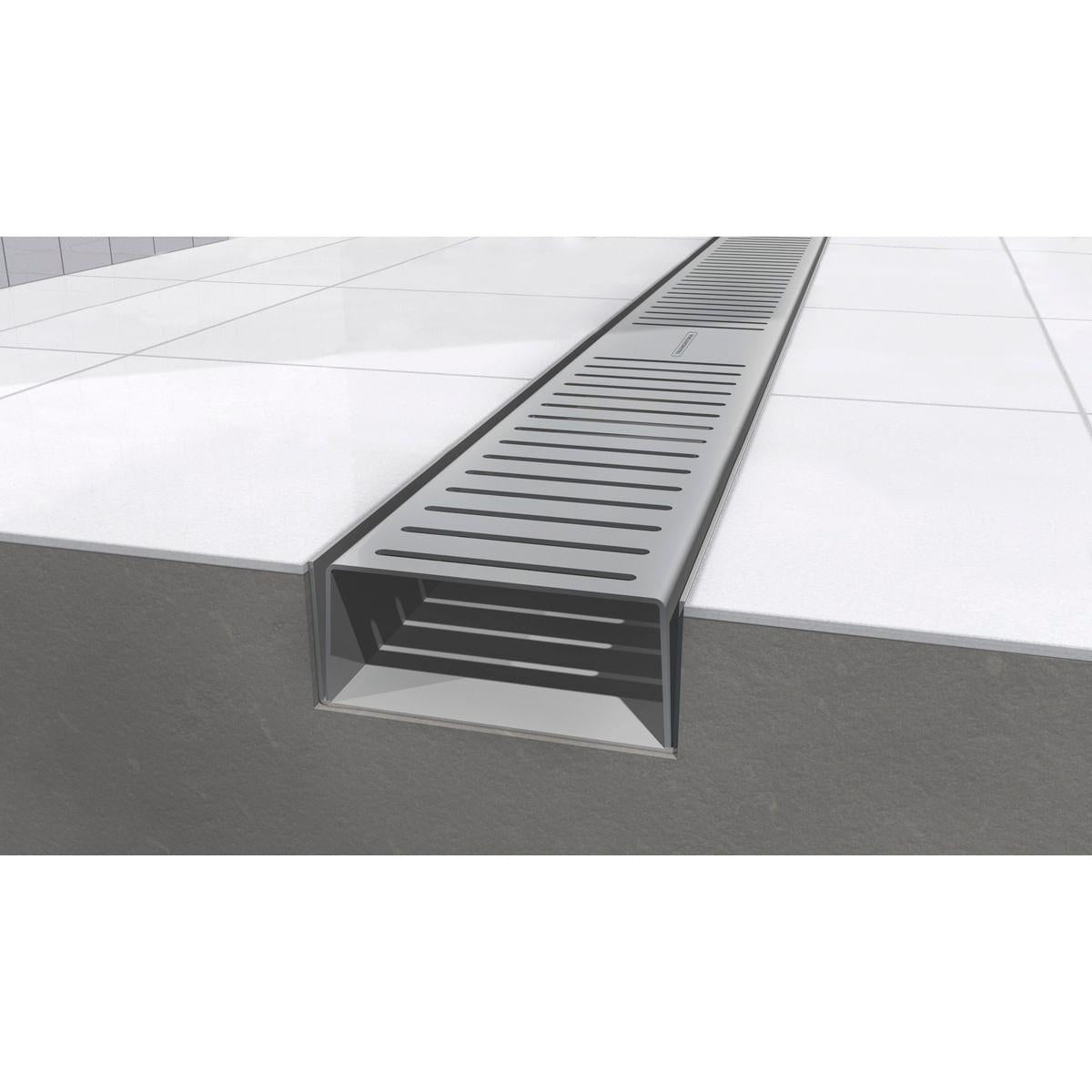 Ralo Slim Tramontina em Aço Inox 100 x 7 cm