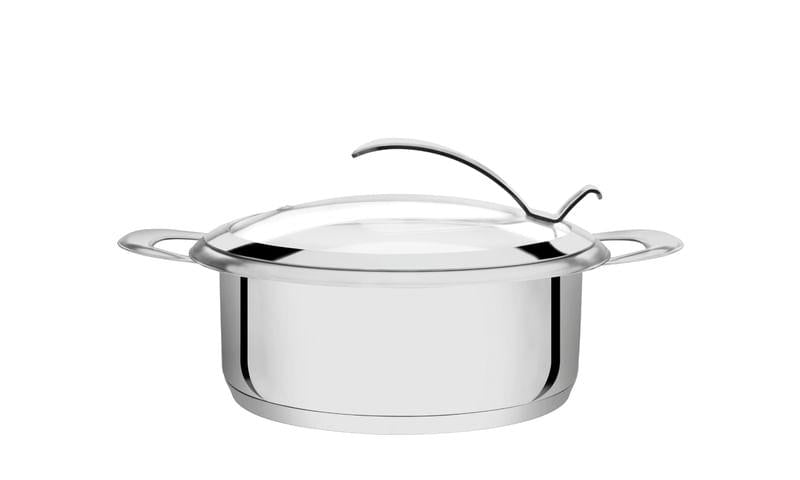 Caçarola Rasa  24 cm 4,52 litros Aço Inox Rotonda Ceramic Tramontina 62463240