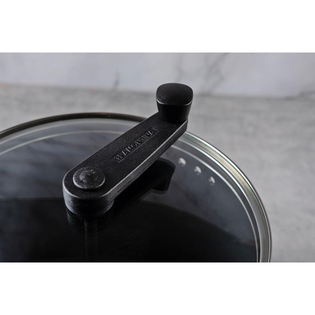 Pipoqueira Tramontina Mônaco Alumínio Indução Starflon 22 cm 5,4 Litros Preto
