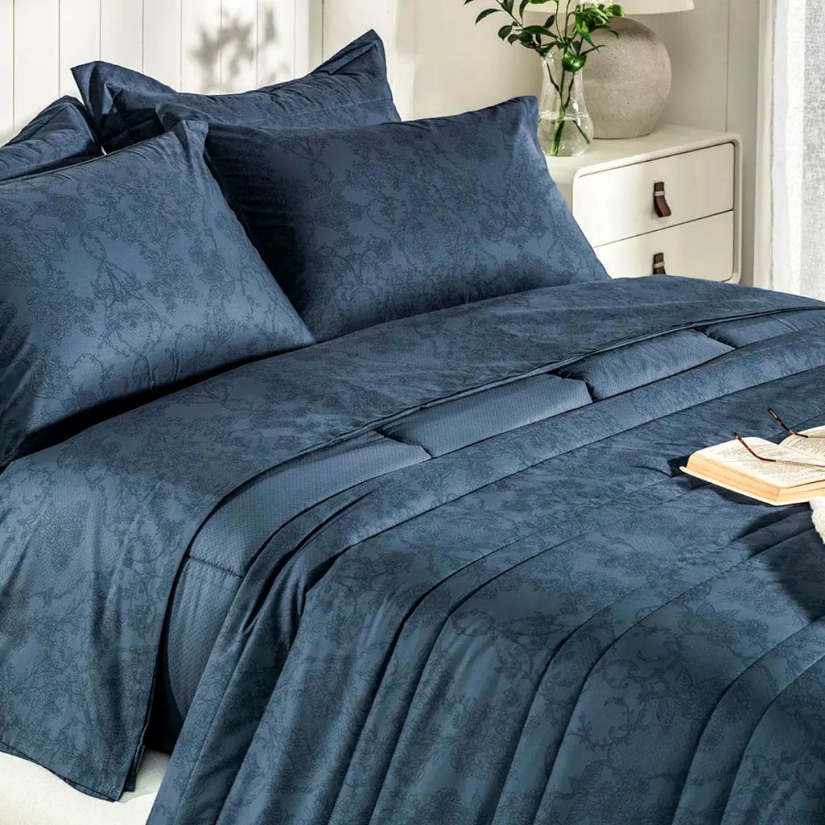 Edredom Queen 200 Fios Karsten 100% Algodão 250x240 cm Catena