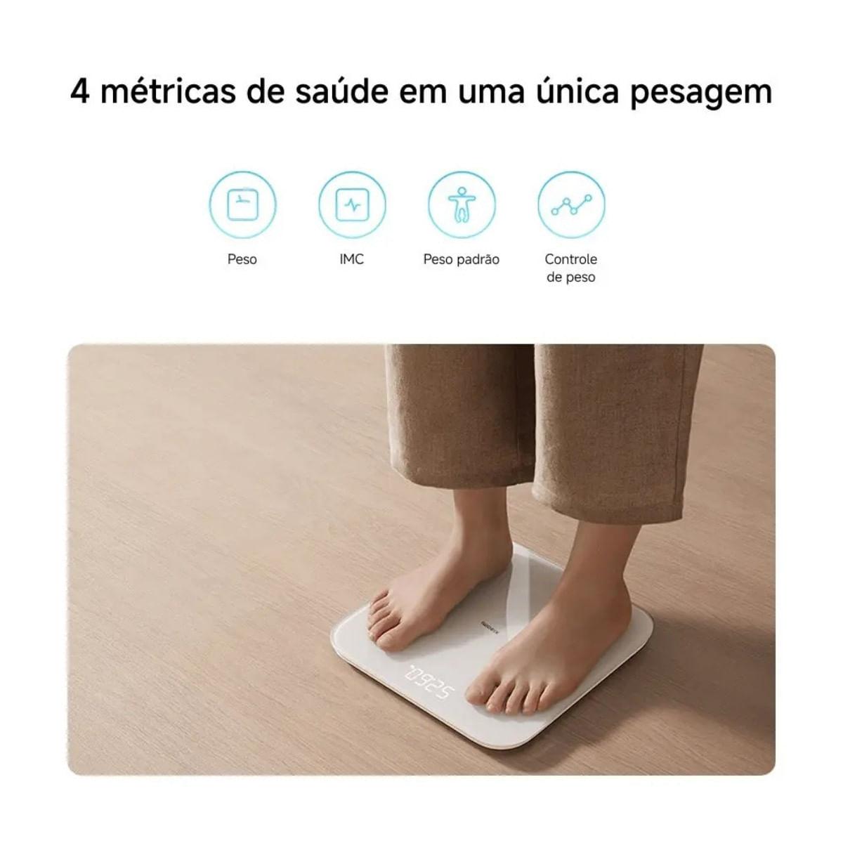 Balança Corporal Inteligente Xiaomi S200 Bluetooth Homologada Anatel