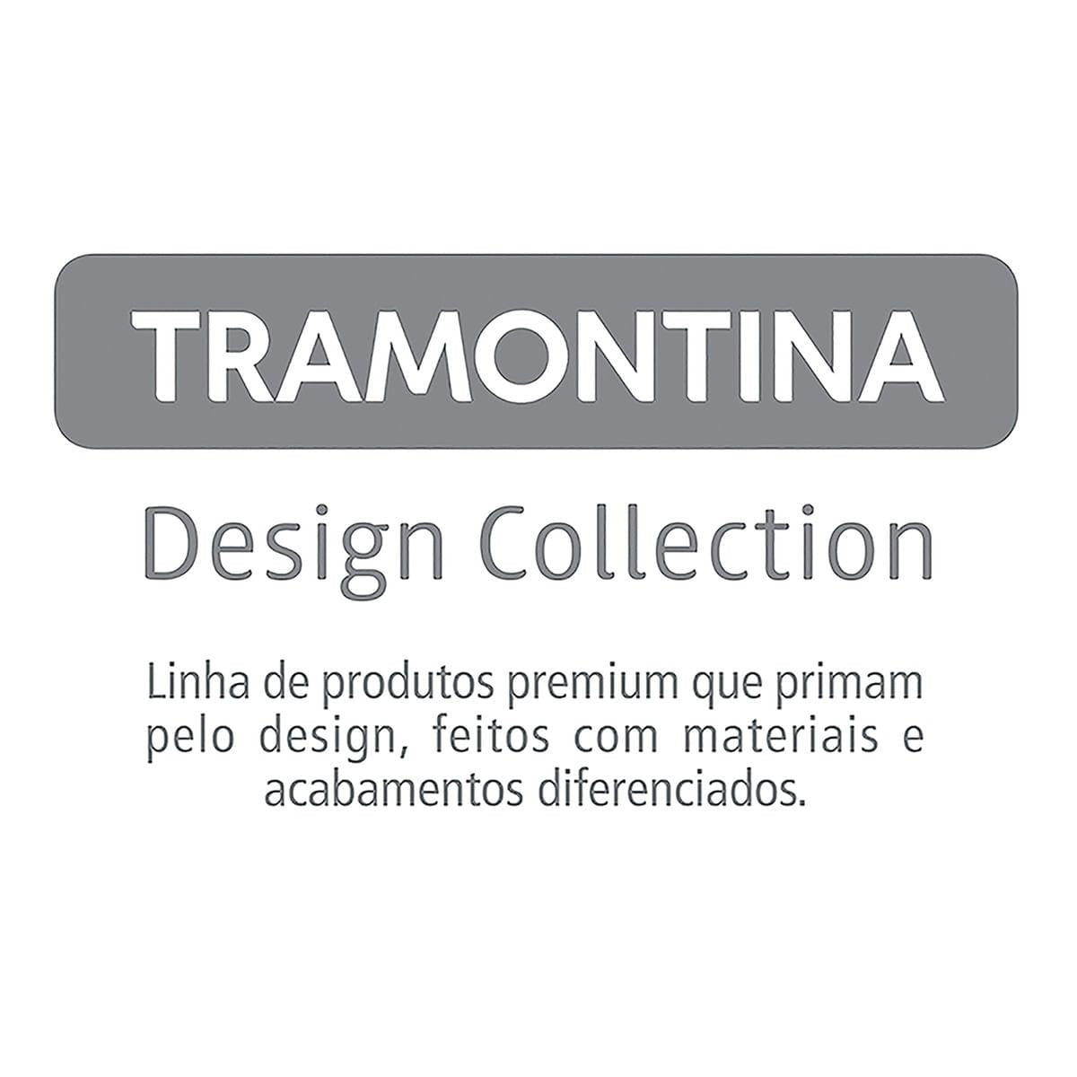 Cuba Quadrum 17 Plus U Undermount Tramontina 17 x 40 x 14 cm em Aço Inox Scotch Brite com Válvula