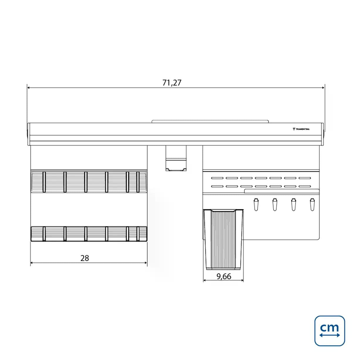 Kit Organizador de Parede Premium Tramontina com Porta-Facas
