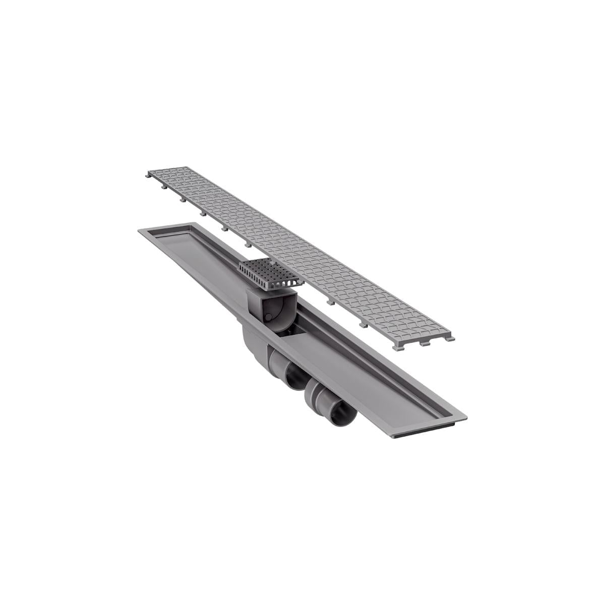 Ralo Neo Hidden Tramontina com Tampa em PVC 80x7,5 cm