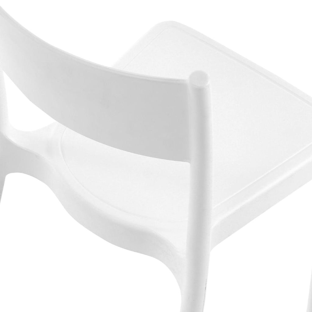 Kit 4 Cadeiras Tramontina Diana Branca Empilháveis em Polipropileno