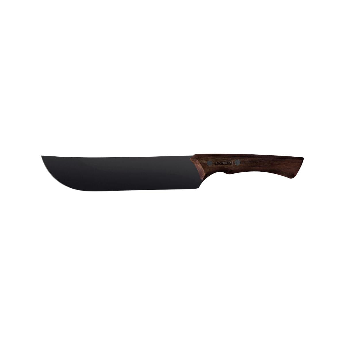 Jogo para Churrasco Tramontina Black Aço Inox Madeira 3 Peças