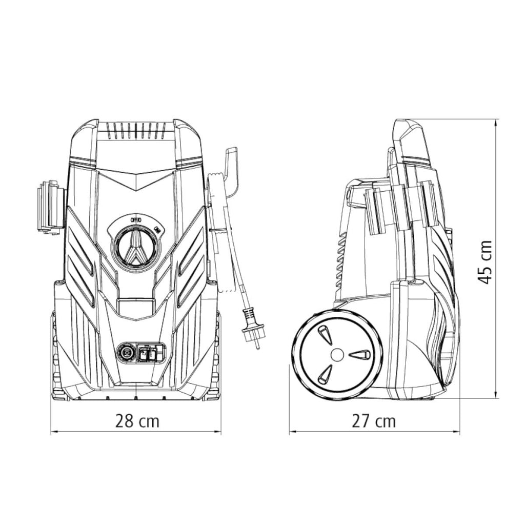 Lavadora de Alta Pressão Tramontina 1200W 127V com Mangueira 3m e Jato Regulável