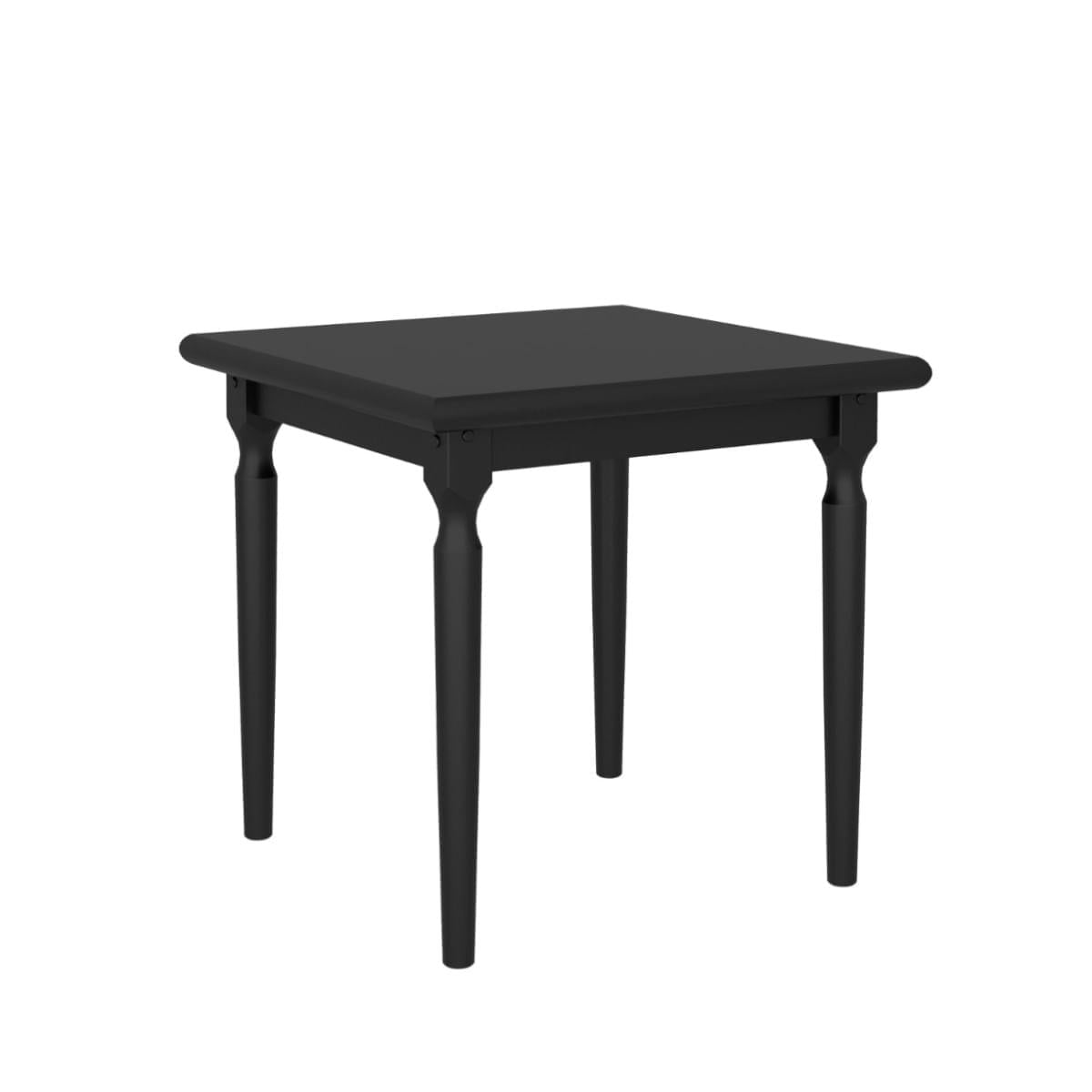 Mesa Quadrada Údine em Madeira Ébano 80x80x76cm 135EB Piratini