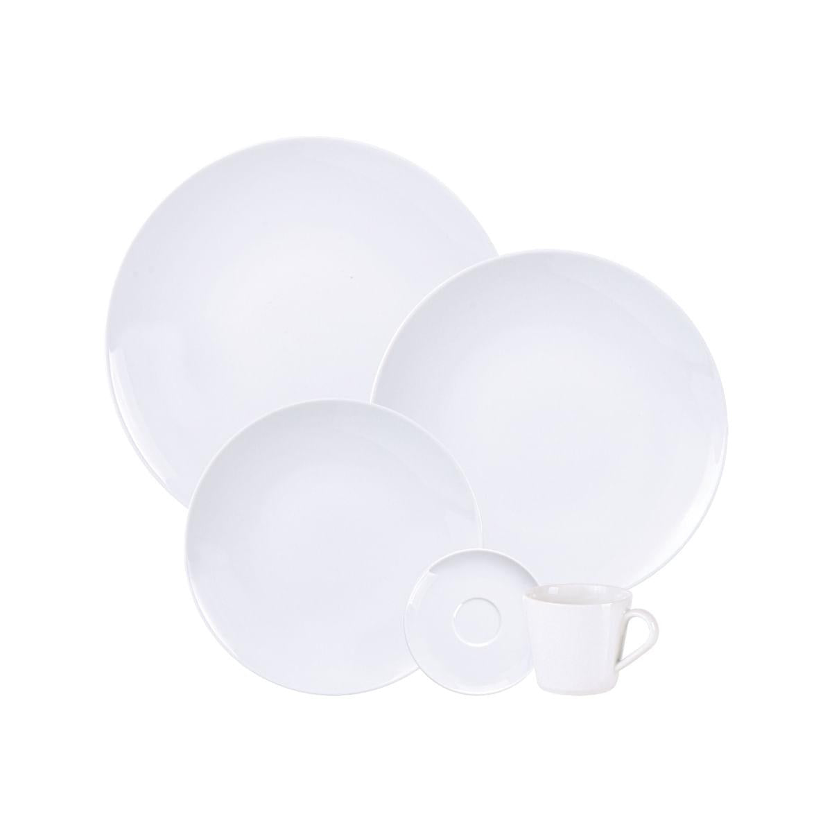 Aparelho de Jantar Tramontina Leonora em Porcelana 20 Peças