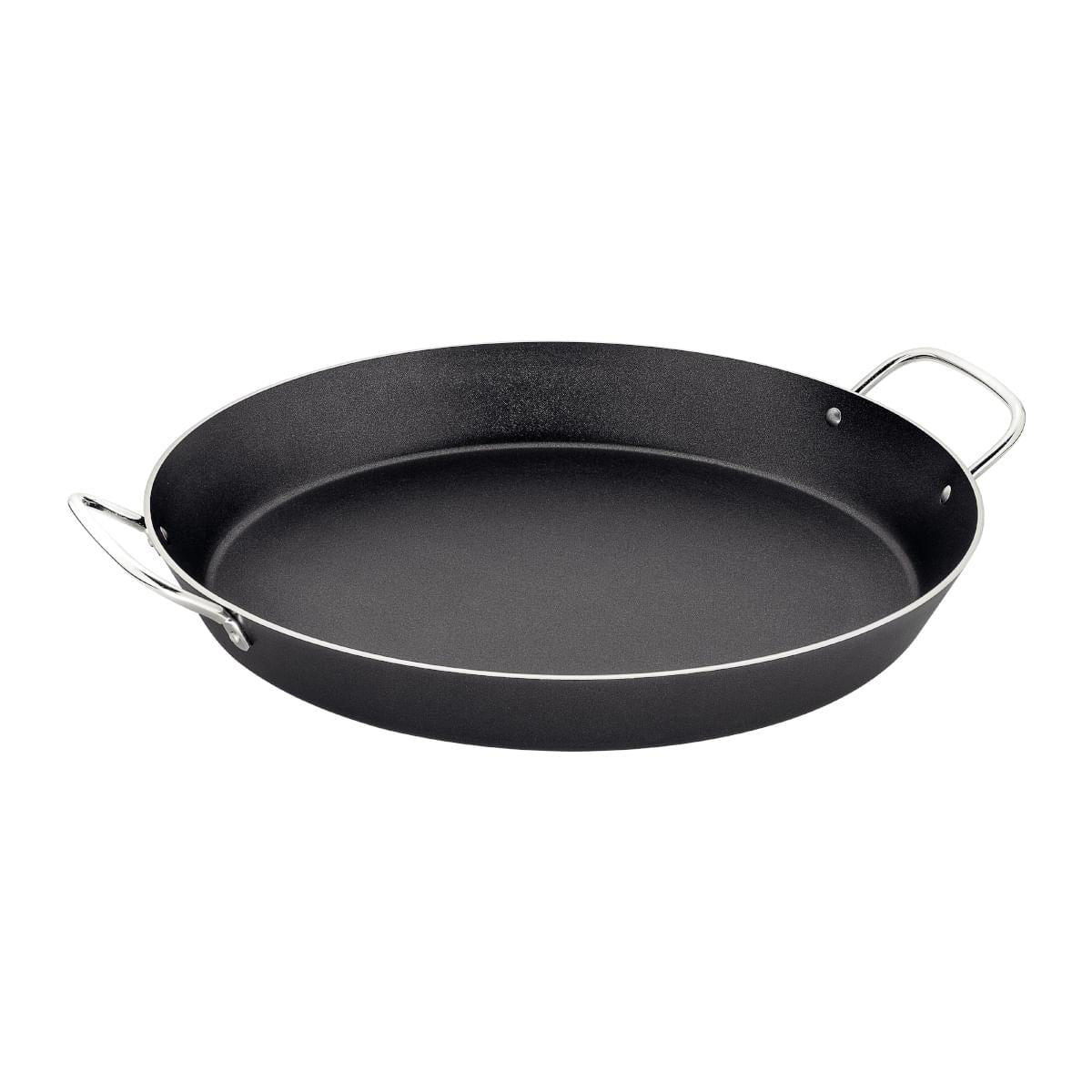 Paellera Tramontina Loreto 38cm 5,4L Alças Metálicas Antiaderente Grafite