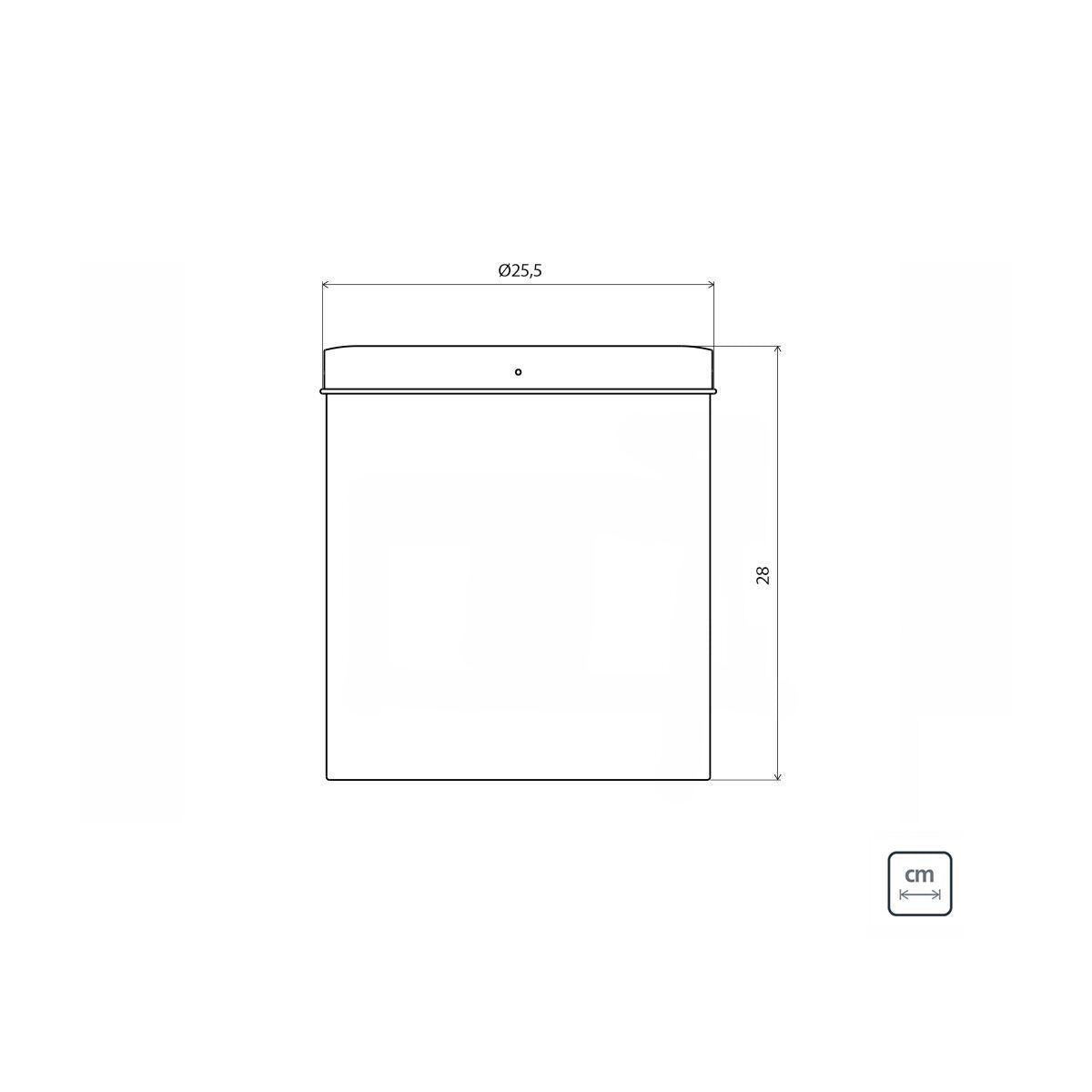 Lixeira Inox Tramontina Swing Scotch Brite e Tampa Basculante 12 Litros