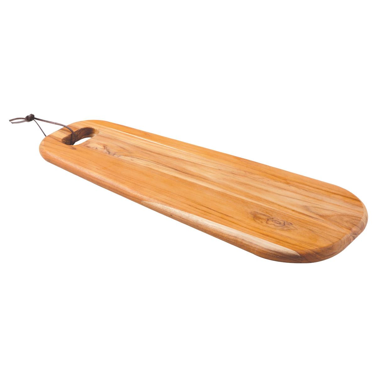 Tábua para Antepasto Tramontina Provence em Madeira Teca FSC 48x19 cm