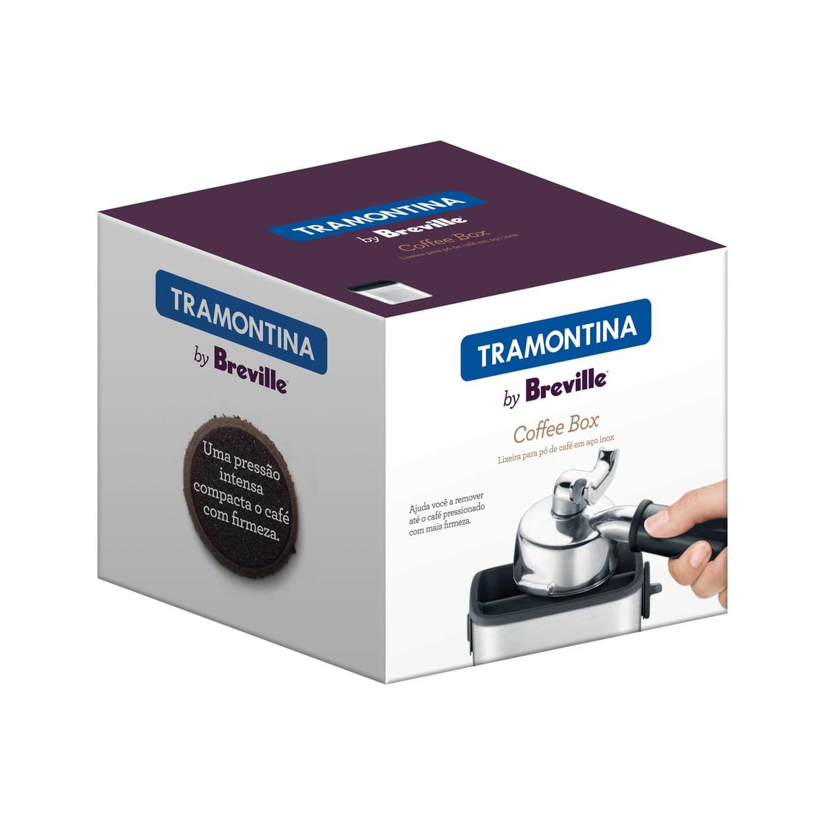 Lixeira Tramontina by Breville para Pó de Café em Aço Inox 0,5 L 69085010