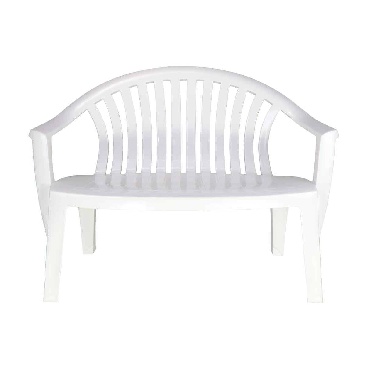 Banco Tramontina Leme 114 cm em Polipropileno Branco