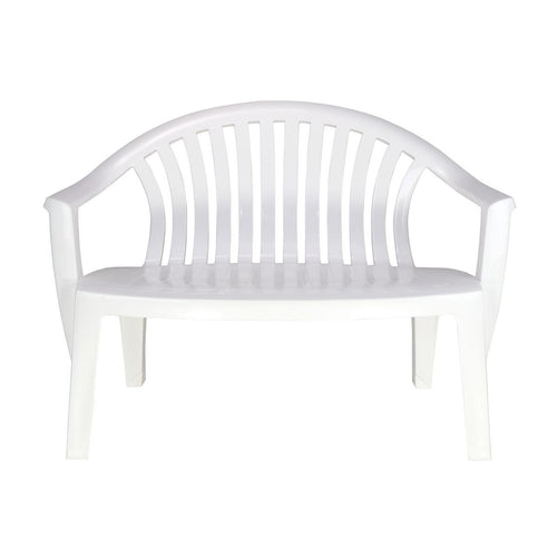 Banco Tramontina Leme 114 cm em Polipropileno Branco