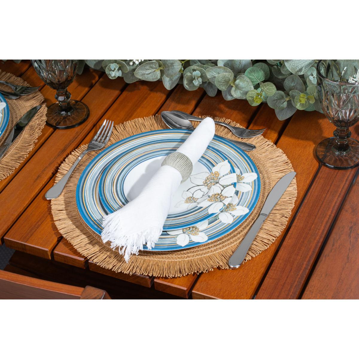 Aparelho de Jantar Tramontina Nix em Porcelana Decorada 30 Peças
