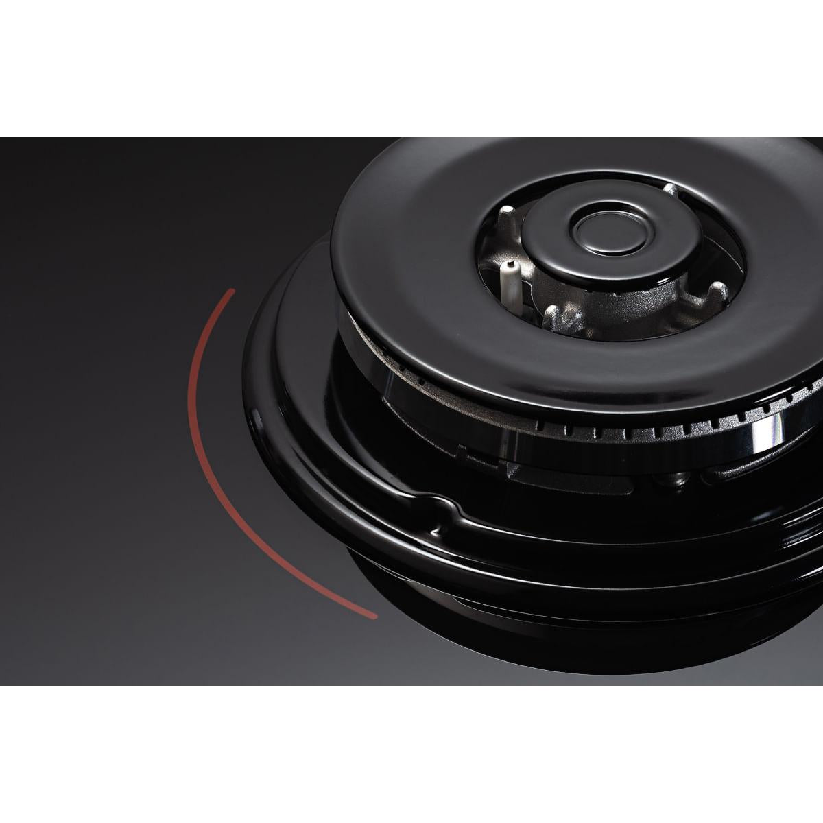 Fogão Cooktop Fischer 5Q Tripla Chama Fit Line Gás Mesa Vidro