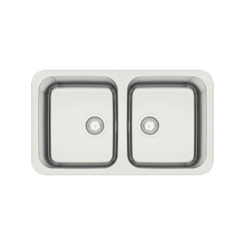 Cuba de Embutir Tramontina Dora Duo 2C 34 BL em Aço Inox Acetinado 77,5x45 cm
