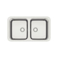 Cuba de Embutir Tramontina Dora Duo 2C 34 BL em Aço Inox Acetinado 77,5x45 cm