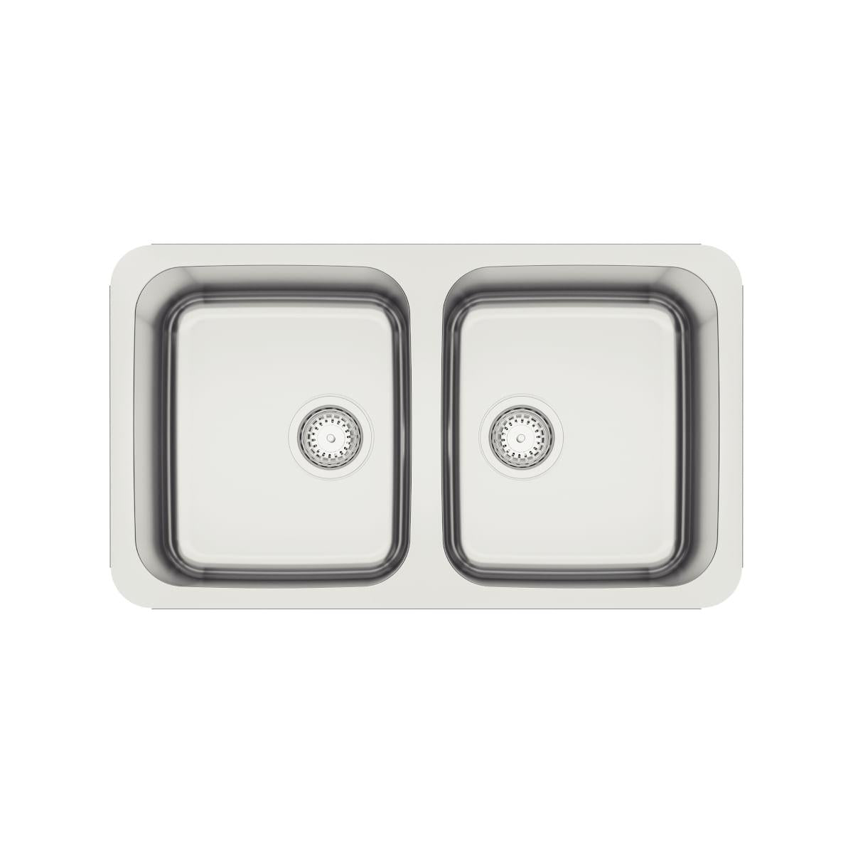 Cuba de Embutir Tramontina Dora Duo 2C 34 BL em Aço Inox Acetinado 77,5x45 cm