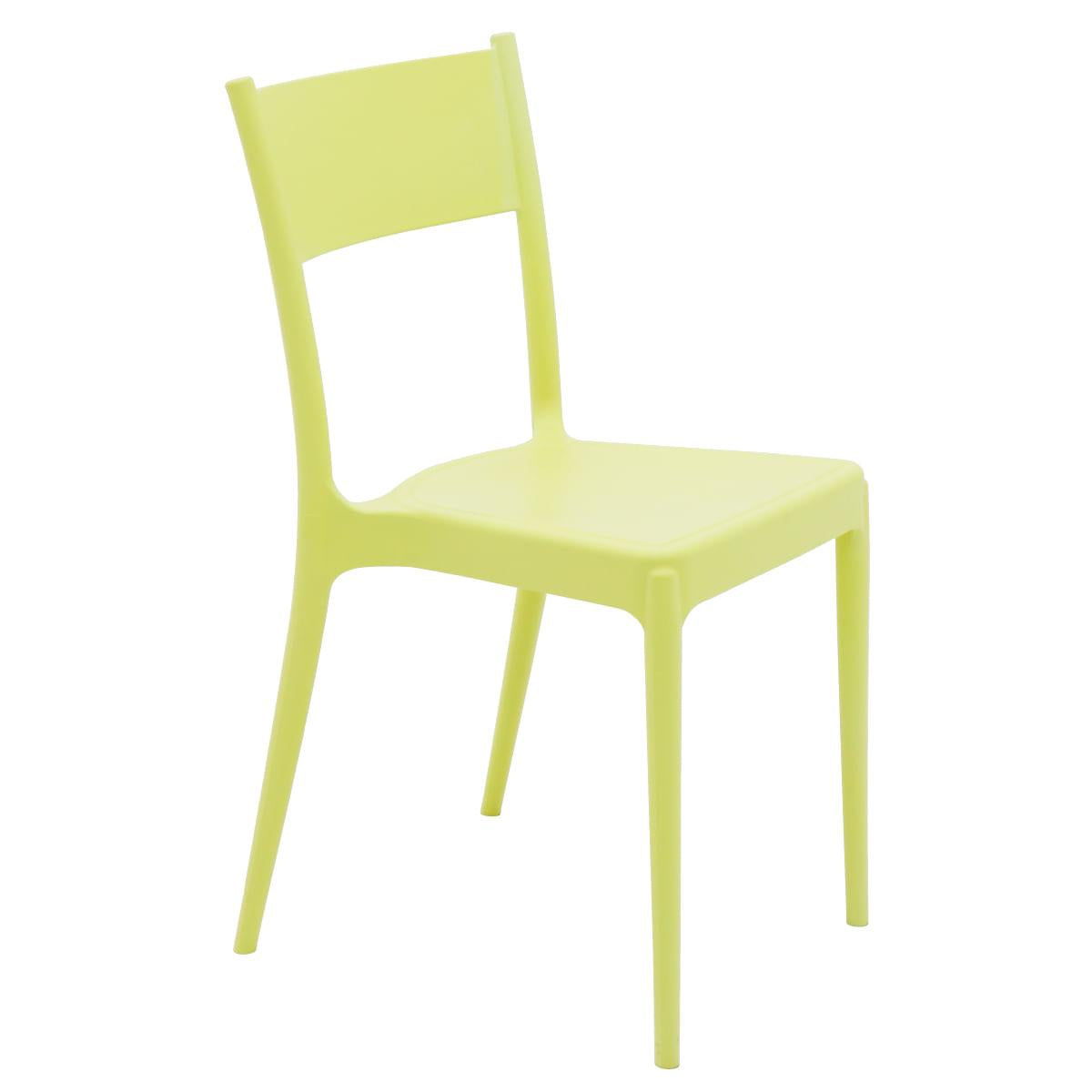 Cadeira Tramontina Diana ECO em Polipropileno Reciclado Amarelo
