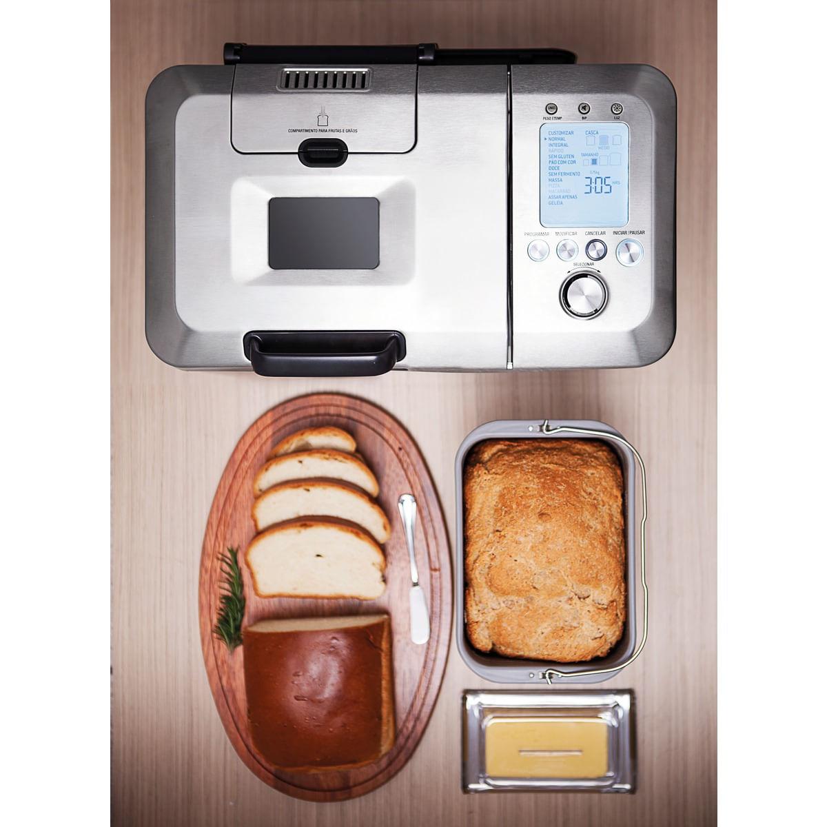 Panificadora Tramontina by Breville Pan Express em Aço Inox com Timer 220 V