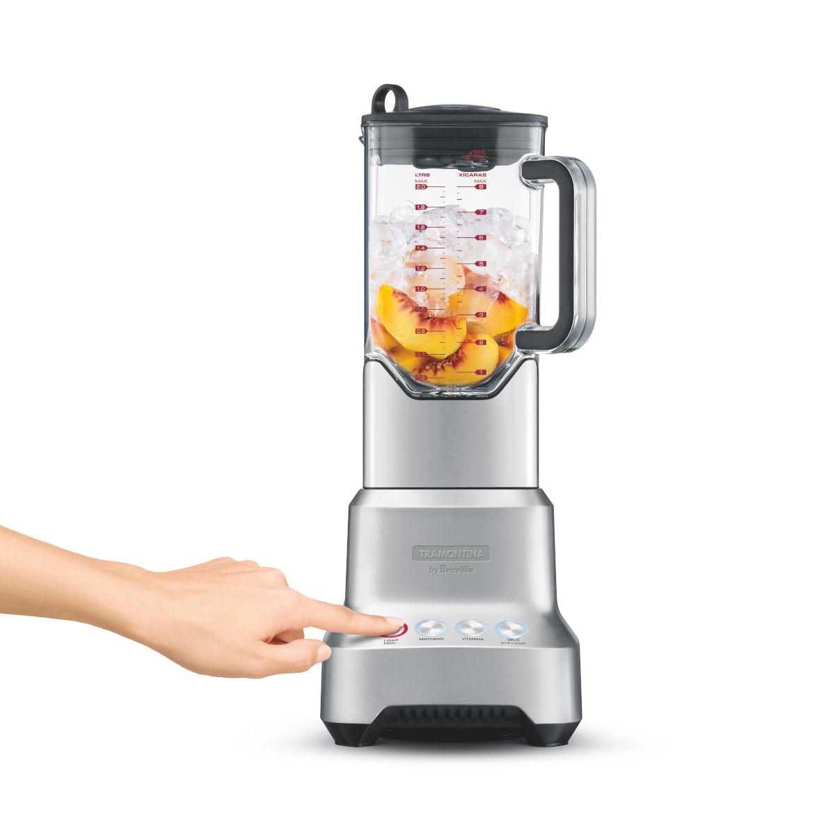 Liquidificador Tramontina by Breville Gourmet Pro em Alumínio Fundido com Copo Tritan 900 W 2 L