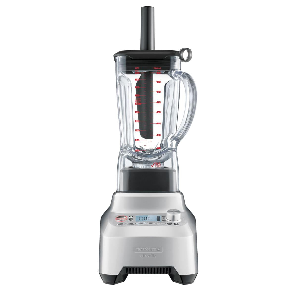 Liquidificador Tramontina by Breville Pro Chef em Alumínio Fundido Fosco com Copo de Tritan 2 L 2000 W