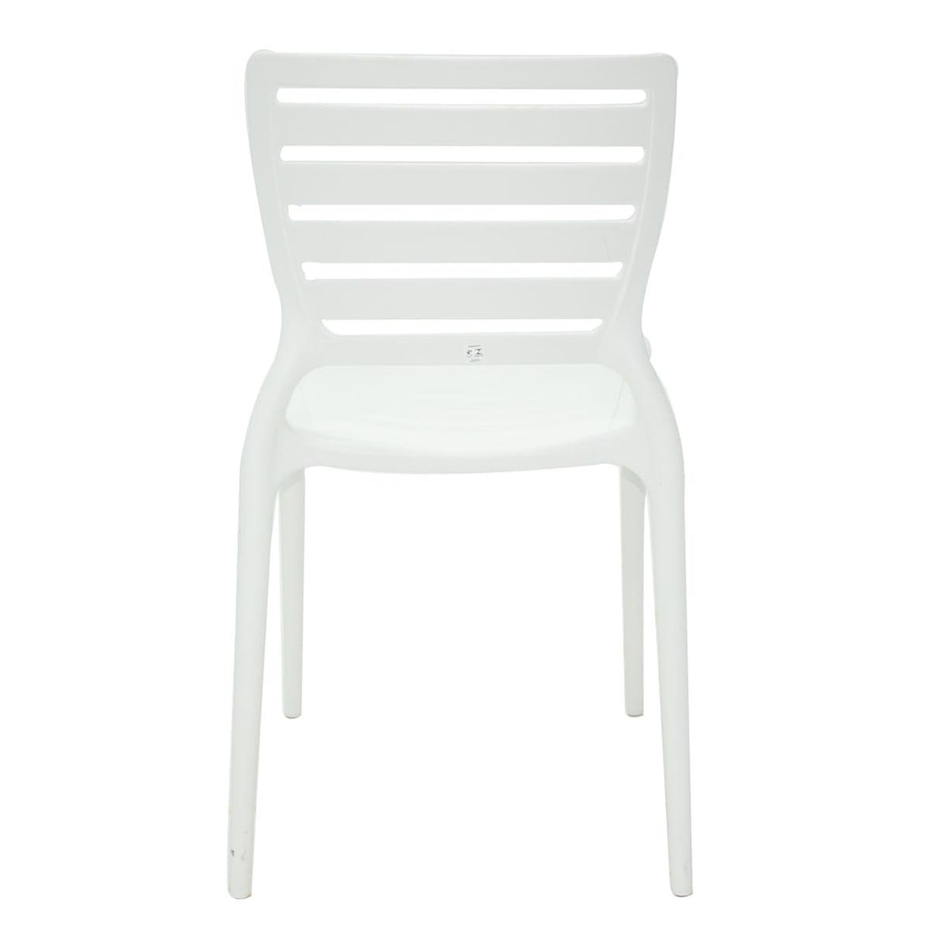 Cadeira Sofia encosto horizontal branca Tramontina 92237010