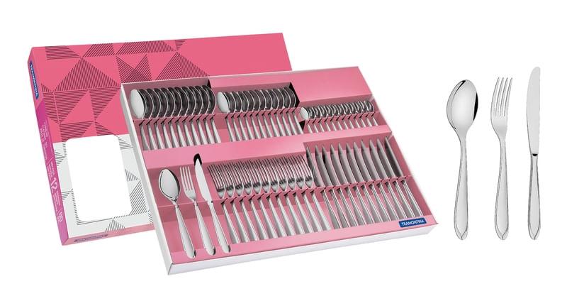 Faqueiro Aço Inox 60 Peças LAGUNA Tramontina 66906780