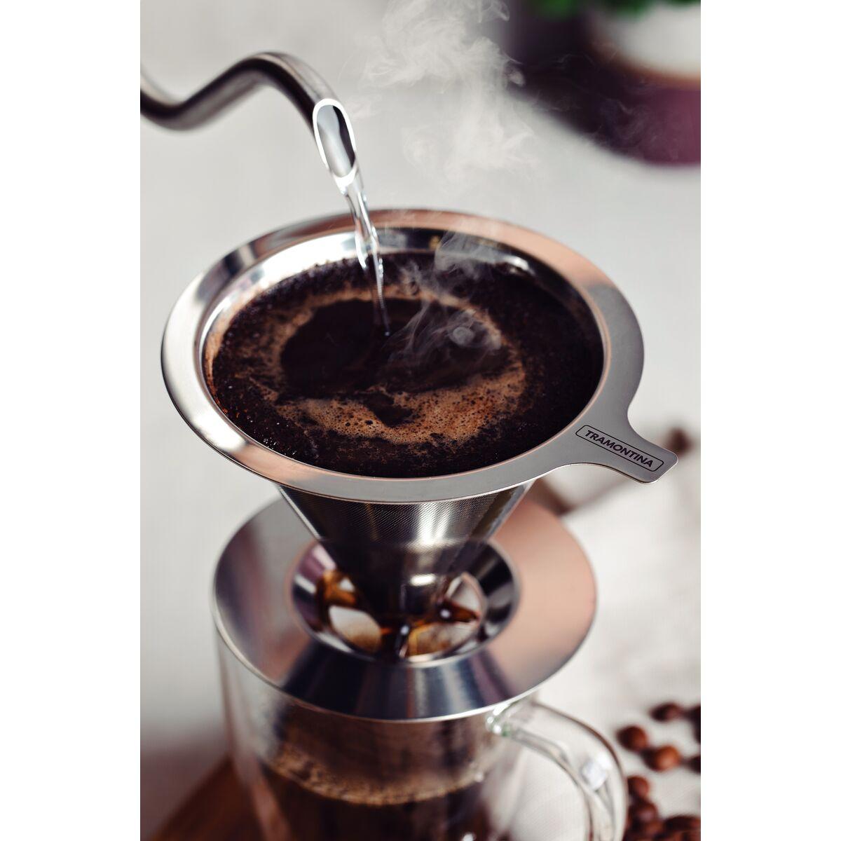 Coador Filtro de Café Tramontina em Aço Inox