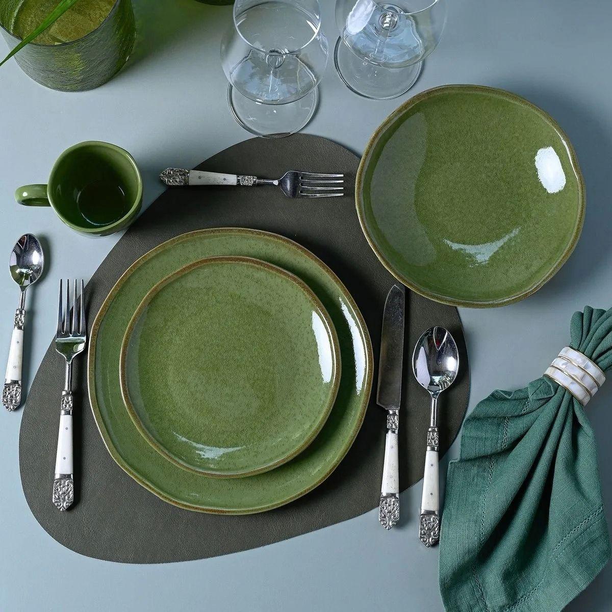 Aparelho de Jantar 16 Peças Daily Fresh Verde Porto Brasil